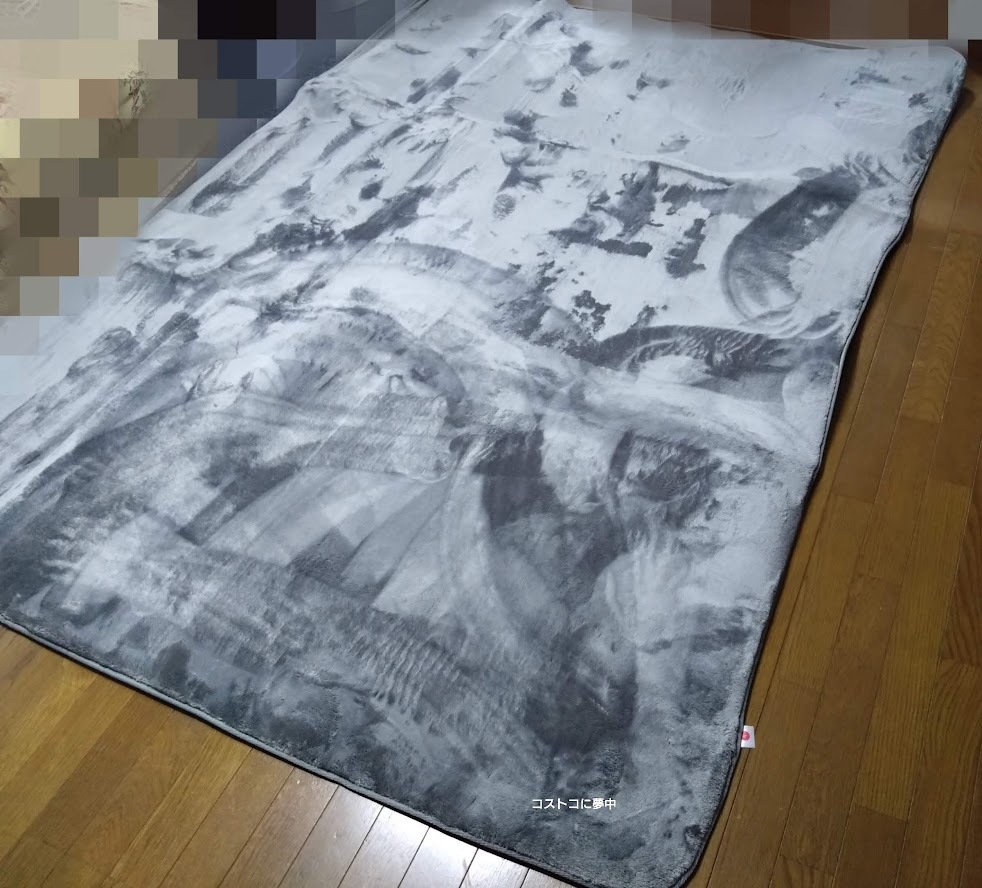 コストコ 昭和西川 極厚フランネルラグ カーペット 230×180 - ラグ 