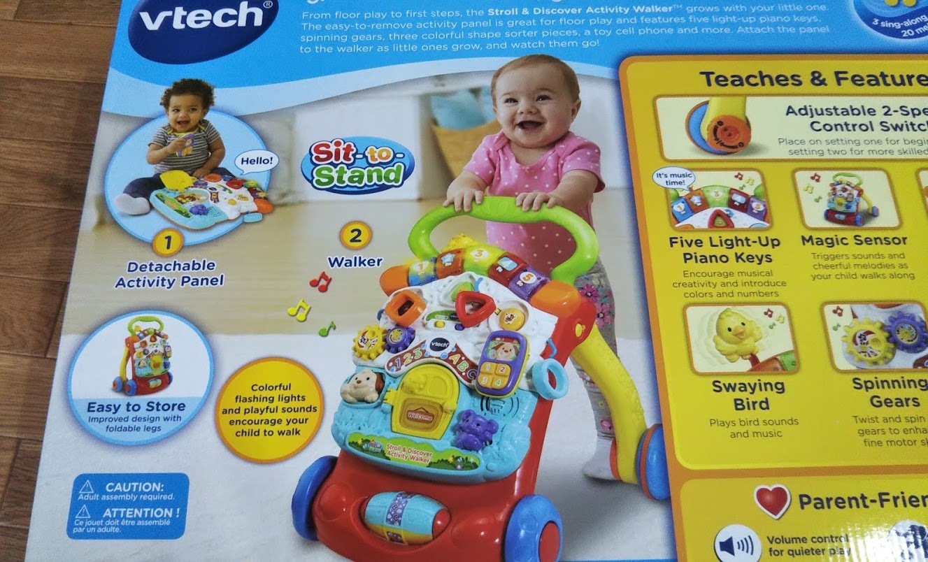 VTech Stroll and Discover ウォーカー 手押し車 歩行器 『4年保証